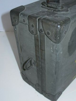VTG WWII US ARMY AIR FORCE MAINTENANCE KIT BOX HEAVY DUTY FOR AUX POWER PLANT 7