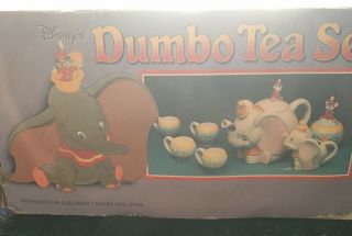 Disney Rare Vintage Dumbo Tea Set 3