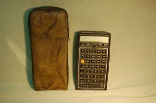 Vintage Hewlett Packard Hp41c Scientific Calculator W/ Case - For Parts/repair
