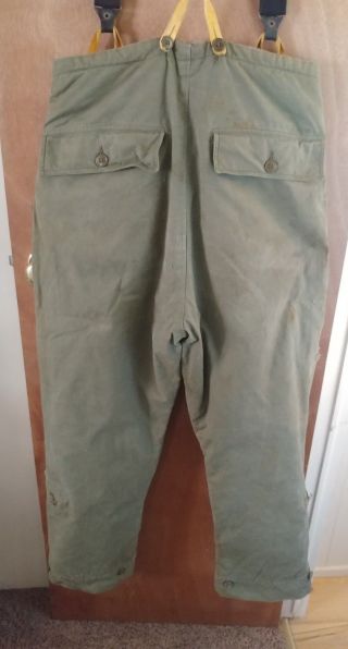 VTG 40s WWII US Army Air Force Type A - 9 Pants A9 Alpaca Flight Pants Green 38 2