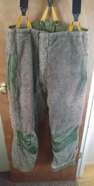 VTG 40s WWII US Army Air Force Type A - 9 Pants A9 Alpaca Flight Pants Green 38 4