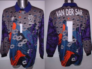 Holland Van Der Sar Lotto Shirt Jersey Football Soccer Adult Xl Vintage 90s Top