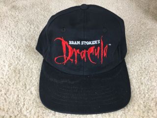 Vintage Bram Stokers Dracula Hat Movie Promotional Item Snapback Cap Shirt 1992