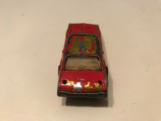 1971 Hot Wheels Redline Olds 442 Yellow Vintage Car Kid Painted 5
