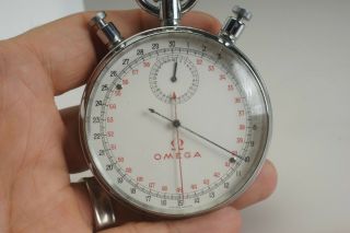 Vintage Omega Jumbo Split Second Rattrapante Chronograph Stopwatch 5