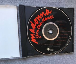Madonna Rare You Can Dance Single Edits Promo Cd PRO - CD - 2892 3