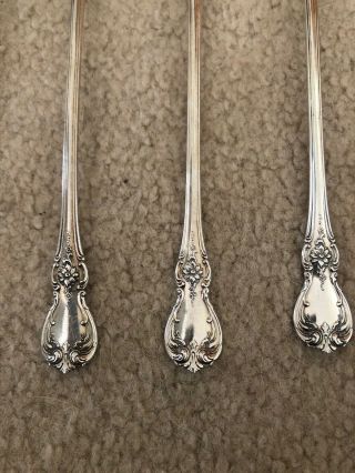 Towle Old Master Vintage Sterling Silver Set 8 Extra Long Iced Tea Spoons 6