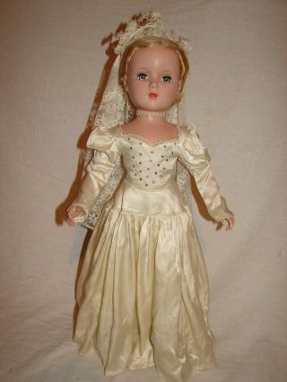 Vintage Doll 20 Inch Hard Plastic Cinderella Doll Madame Alexander Blonde Hair