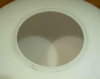 VTG Laurel Mushroom Shade Mid - Century Modern Table Lamp Floor Light Glass Globe 5