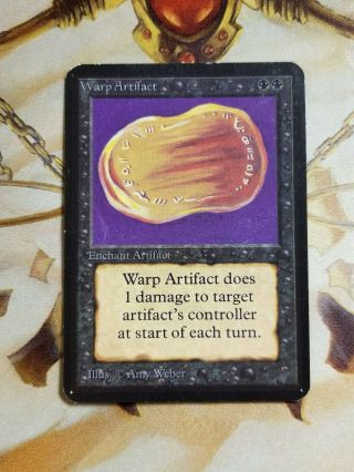 1993 Mtg Alpha Warp Artifact Vintage Magic
