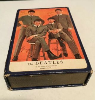 Vintage 1964 Beatles Playing Cards Nems Enterprise