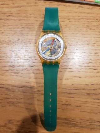 Vintage Rare 1985 Jelly Fish Swatch Watch