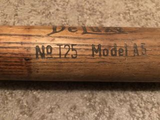 Antique 1915 - 1920 A.  J.  Reach Co.  REACH Deluxe Model A5 Baseball Bat 33” VTG 4