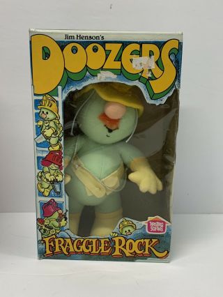 Vintage Hasbro Softies Fraggle Rock Doozer Doll With Box Vintage 1980’s