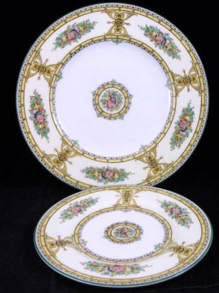 Royal Worcester Marjorie Yellow Salad Plate,  Bread & Butter Vintage Z248/3 A,