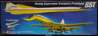 Vintage 1967 Revell H - 262 1/200 Boeing Supersonic Prototype Sst Model Kit