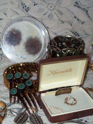 150,  Piece Vintage and Modern Costume Jewelry Filled Jewelry Box 2