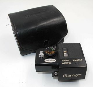 Vintage Canon Booster T Finder With Case For F1 Camera.