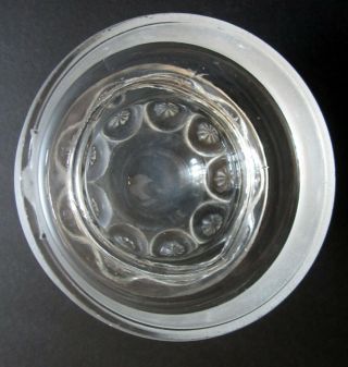 Vtg LE Smith Set of 4 Moon & Stars Clear Canister Glass Jar Set with Lids JF 4