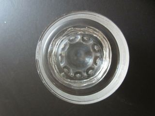 Vtg LE Smith Set of 4 Moon & Stars Clear Canister Glass Jar Set with Lids JF 7