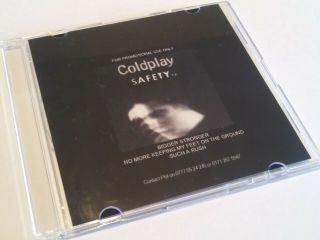 Coldplay Safety E.  P.  Promo (1998) Promotional - Test Print - Rare Cd