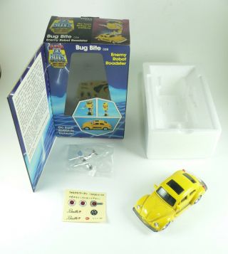 Vintage Toys - Gobots - Bug Bite Complete - Nm - Vw Volkswagen Beetle