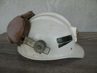 Vintage Bullard Miner ' s Hard Hat white 4