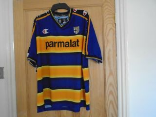 Parma Ac Vintage Football Shirt Medium By Champion Italian