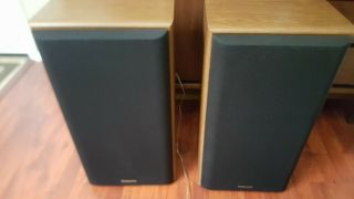 Vintage Technics Sb - Cr55 3 - Way Speakers