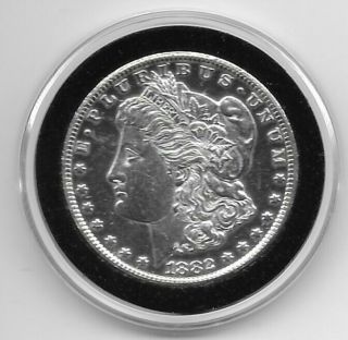 1882 Cc Morgan Silver Dollar Us Rare Key Date Brilliant Uncirculated