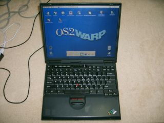 Ibm Thinkpad T23 Laptop With Os/2 Warp 4 And Dos Dual Boot,  Very Rare