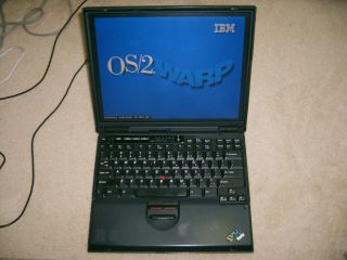 IBM Thinkpad T23 Laptop with OS/2 WARP 4 and DOS Dual Boot,  Very Rare 2