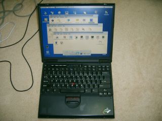 IBM Thinkpad T23 Laptop with OS/2 WARP 4 and DOS Dual Boot,  Very Rare 3