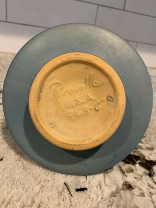 Vintage Roseville Pottery 963 - 6 Bleeding Heart Blue Ceramic Pitcher 6 