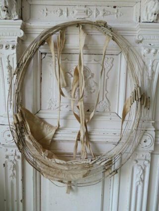 Fabulous Old Antique Skirt Hoop For Display Or Dress Form Cage Crinoline