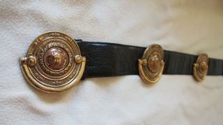 Gianni Versace Rare Vintage Medusa Head Belt