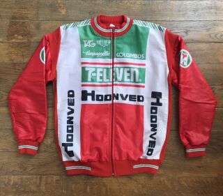 7 - 11 Hoonved Vintage Cycling Jersey Jacket Trainer Maillot Cycliste Cyclisme