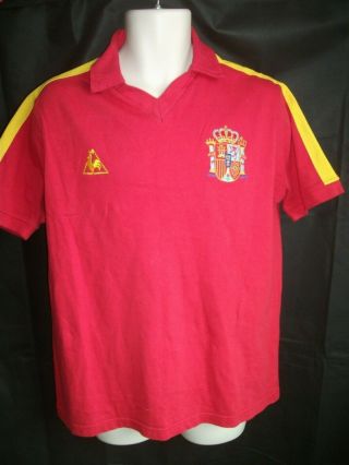 Vintage Le Coq Sportif Spain 1978 World Cup Shirt