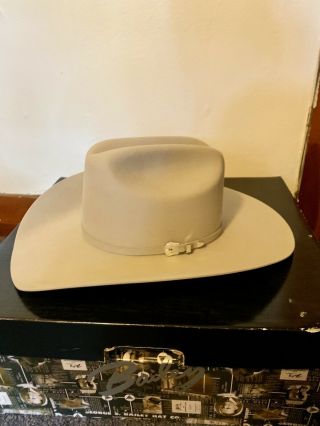 Vtg Bailey 4x Beaver Felt Silverbelly Cowboy Hat 4” Brim Usa Western 7 Euc