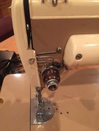 Vintage Singer 301A Sewing Machine W Bobbin Case Simanco 45750 & Instructions 8
