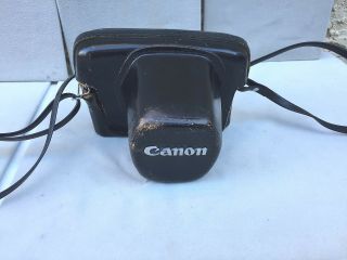 Canon FT QL 35mm Camera with 50mm 1:1.  4 285125 With Case - Vintage 6