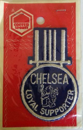 8 X Vintage Chelsea Football Club Coffer Loyal Supporter 1970s Cloth Patch Badge