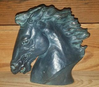 Vintage Austin Productions J Spratt,  1978 Horse Sculpture Flaming Mane Usa