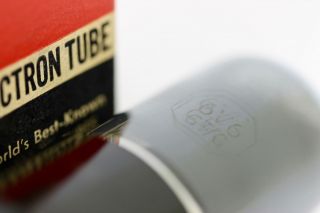 NOS RCA 6V6GT Vintage Tube 1950 ' s BLACK - PLATE SQUARE - GETTERS SMOKED - GLASS HIGHmA 7