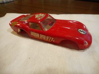 Vintage Revell 1/32 Scale Ferrari 250 GTO Slot Car Red (see pictures) 2