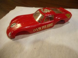 Vintage Revell 1/32 Scale Ferrari 250 GTO Slot Car Red (see pictures) 3