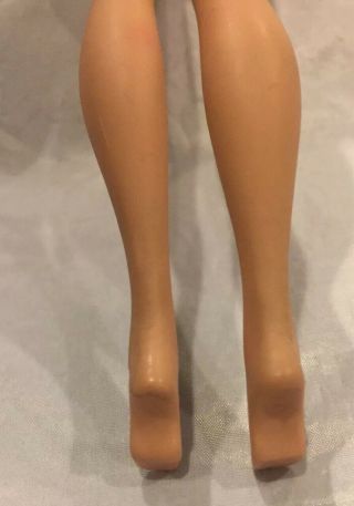 VTG 1961 Blonde Ponytail 5 Barbie Doll Mattel Swimsuit Shoes Pre - Owned 8