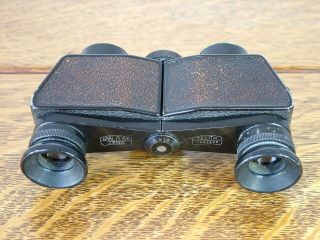 Rare Vintage Carl Zeiss Jena Telita Military German Binoculars 6 X 18