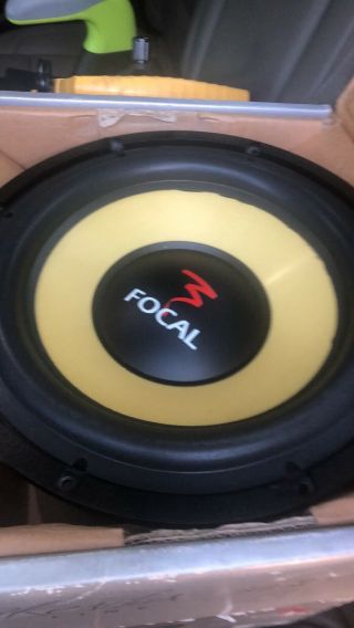 Focal Subwoofer.  Very Rare Retailed For $949 K33 13” Audiophile Sub
