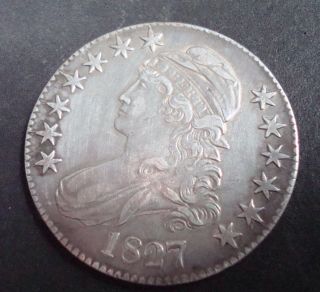 Rare - 1827 - Early - Halves - Bust - Half - Dollar - 50c - Circulated